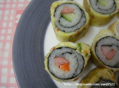 계란김밥 이미지