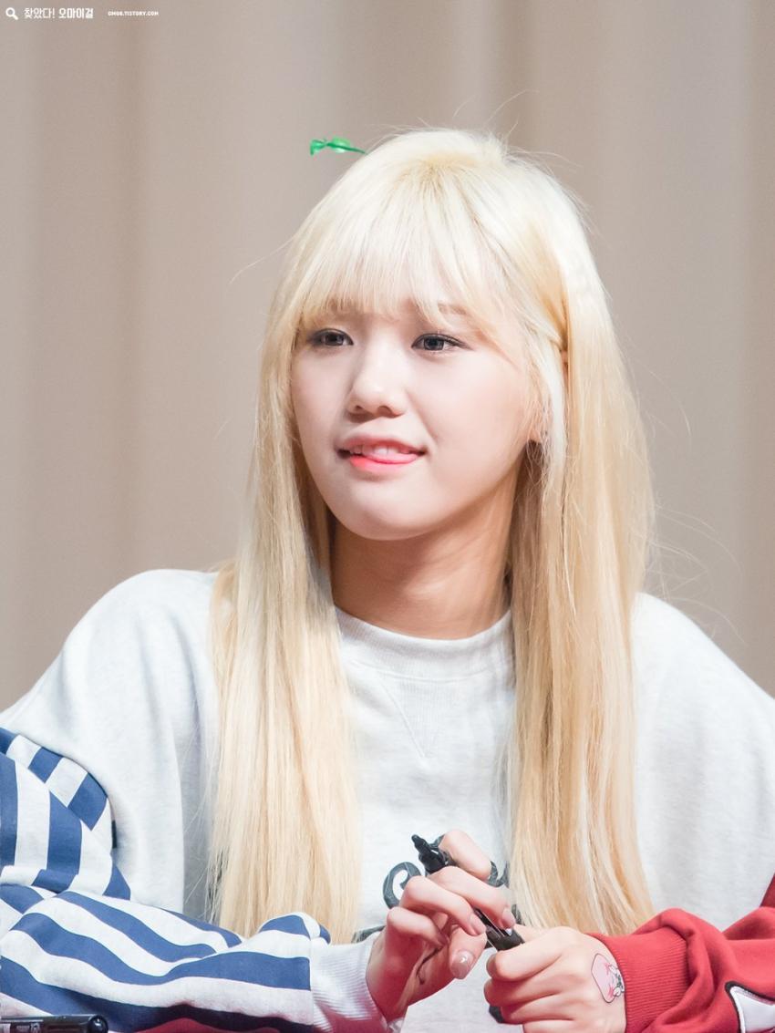 입꼬리가 매력적인 오마이걸 미미.JPG | 인스티즈