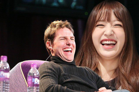 혜리 애교 따라하는 하니.gif | 인스티즈