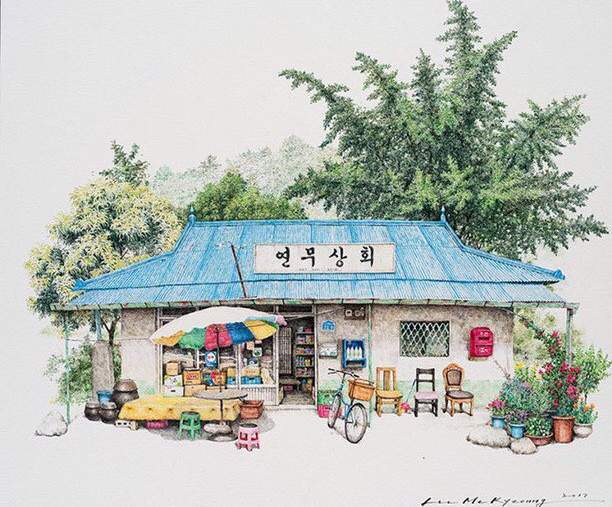 20년간 전국의 구멍가게를 그린 작가 | 인스티즈