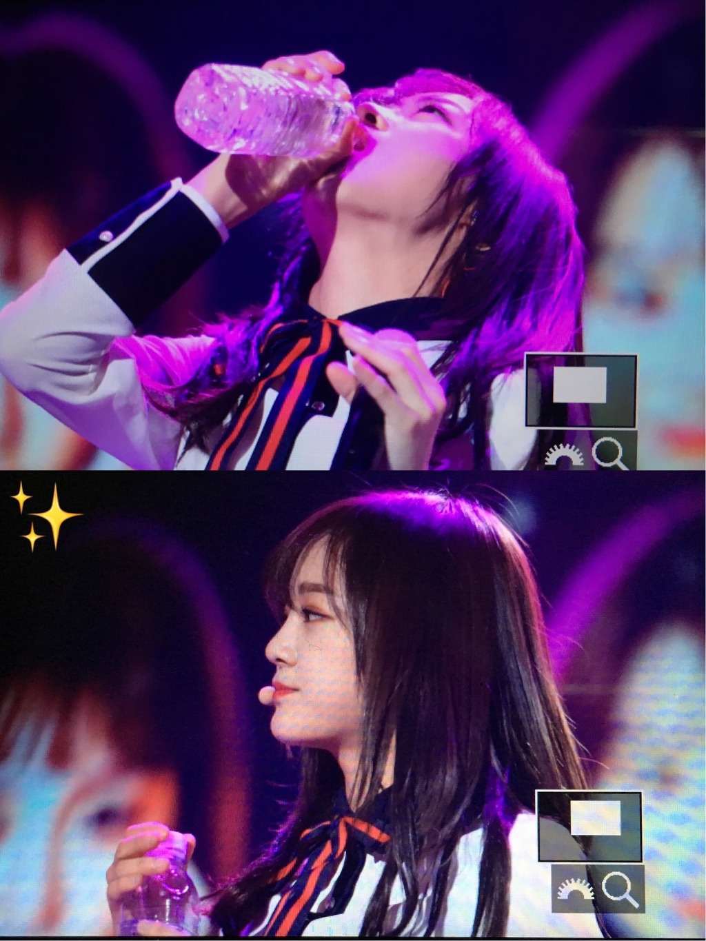 물을 마셔야 하는데 마이크를 마시는 세정이 | 인스티즈
