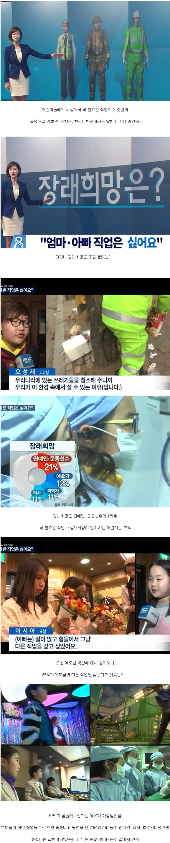 아이들이 생각하는 꼭 필요한 직업 | 인스티즈