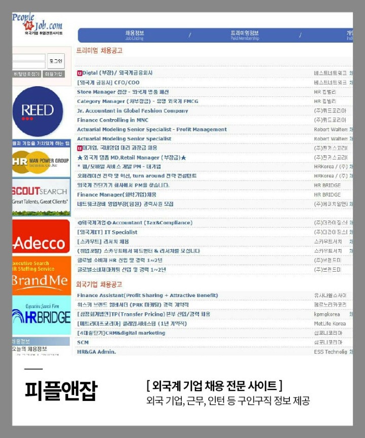 알아두면 좋을 전문 업종별 취업 사이트 | 인스티즈