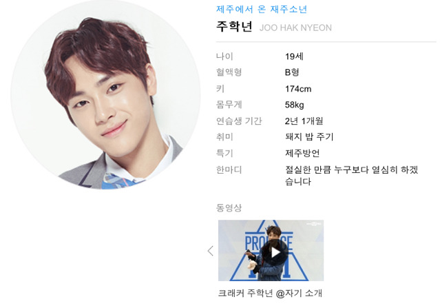 프로듀스101 시즌2 출연 연습생 2차 공개 | 인스티즈