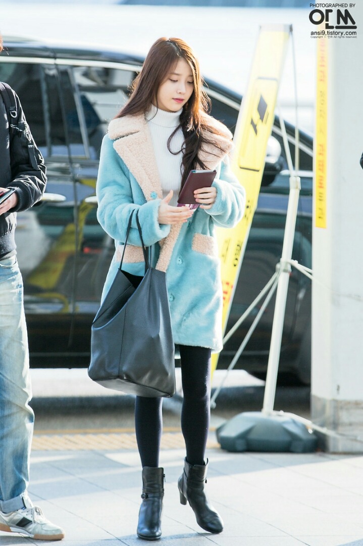 아이유 겨울철 코디 스타일.jpg | 인스티즈
