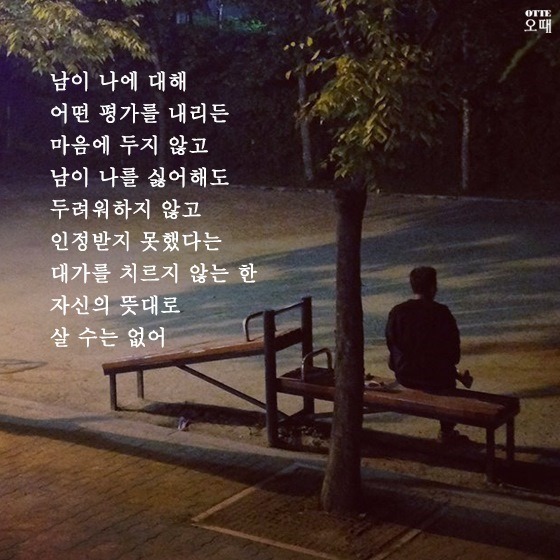 미움받을 용기조차 없는 당신을 위한 소소한 이야기 | 인스티즈