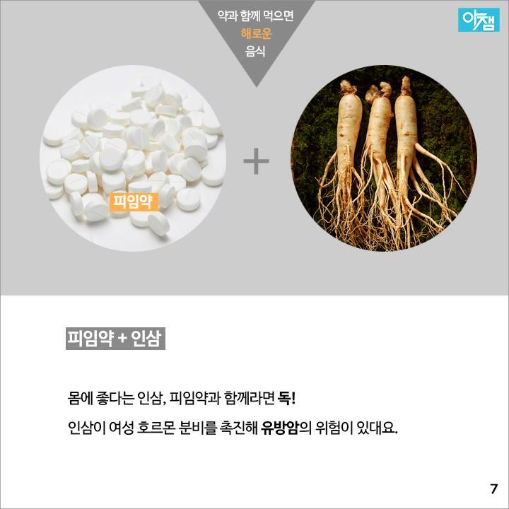 약과 함께 먹으면 안되는 음식 7가지 | 인스티즈