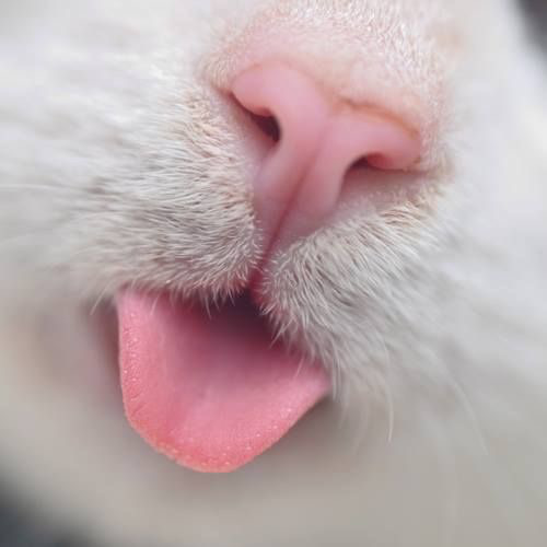 고양이 혀 집어넣는거 까먹었을때.jpgif | 인스티즈