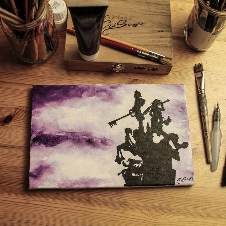 캄캄한 곳에서 보는 그림 | 인스티즈