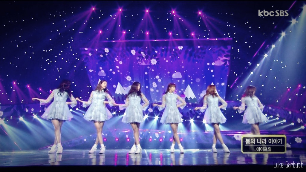 오늘자 인기가요, 에이프릴 캡처 (와이파이 권장) | 인스티즈