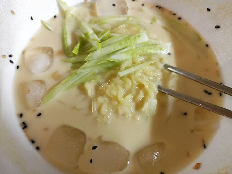 대체로 평 좋은 오뚜기 신제품 콩국수라면.jpg | 인스티즈