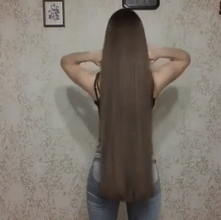 역대급 머리결 처자.gif | 인스티즈