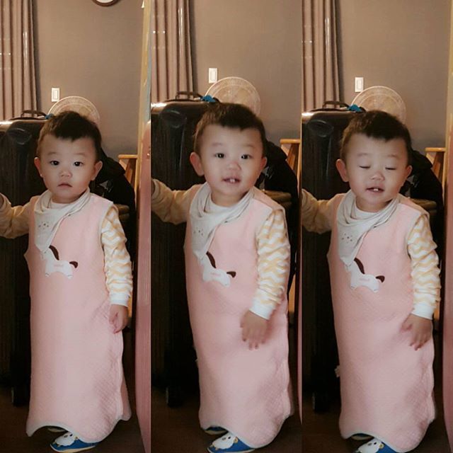 [이시안] 오늘자 윙크하는 대박이.jpgif | 인스티즈