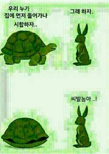 토끼와거북이 이미지