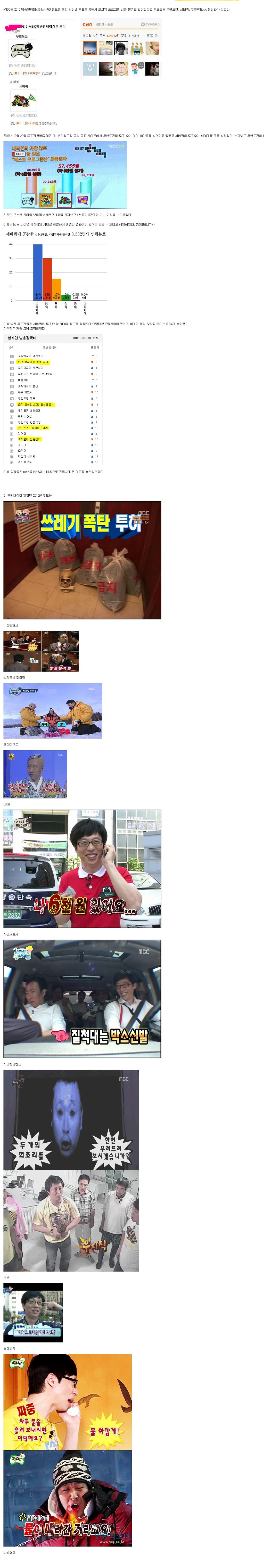 무한도전팬들 쳤던 2010 MBC 연예대상.jpg | 인스티즈