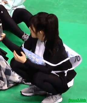 배들짝 하는 아이린.gif | 인스티즈