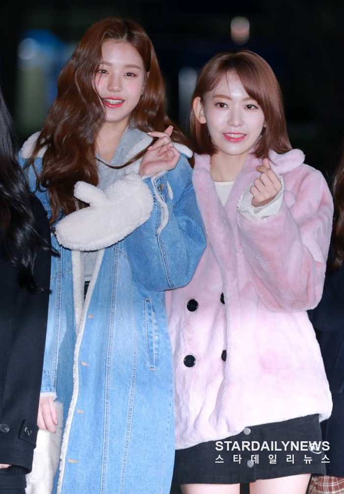 어젯밤 늦게까지 콜라 사이다 말아 마신듯한 아이즈원 출근길 사진.jpg | 인스티즈