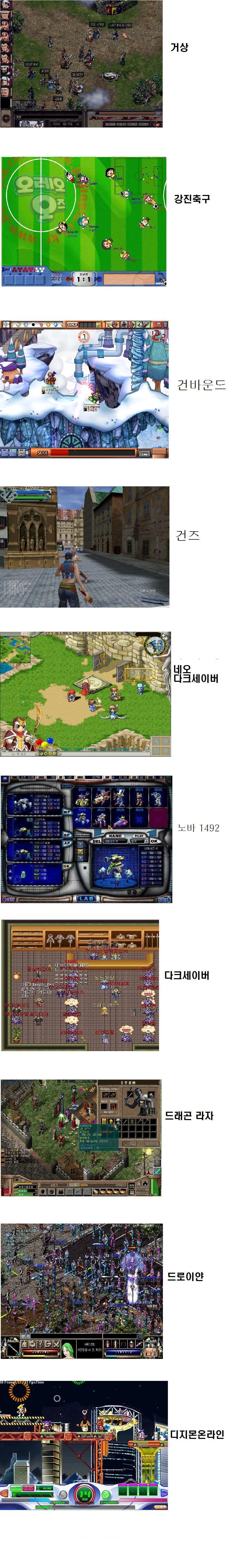 이제는 추억이 되어버린 인기 온라인 게임들 | 인스티즈