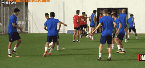 훈련 중에 거기맞은 이강인 | 인스티즈