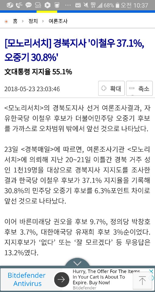 [메가급] 역사상 처음으로 전국 17개 광역시도에서 여당이 웃을 수도 있음!!! | 인스티즈