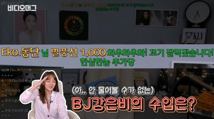 강은비가 말하는 BJ 생활 그리고 수입 | 인스티즈