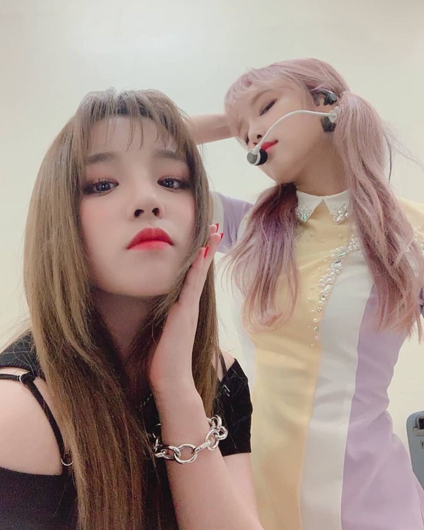 아이들 우기 &amp; 아이즈원 최예나 (여자) | 인스티즈