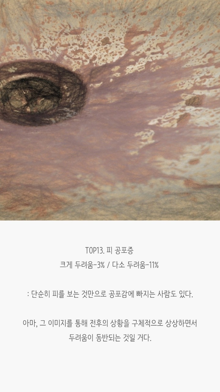 사람들이 겪는 공포증(무서운 사진 없음) | 인스티즈