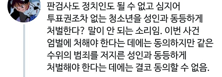 소년법 관련한 트찔이들의 괴논리 | 인스티즈