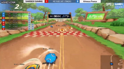 [카트라이더] 아프리카 박살내는 샌드박스.gif | 인스티즈