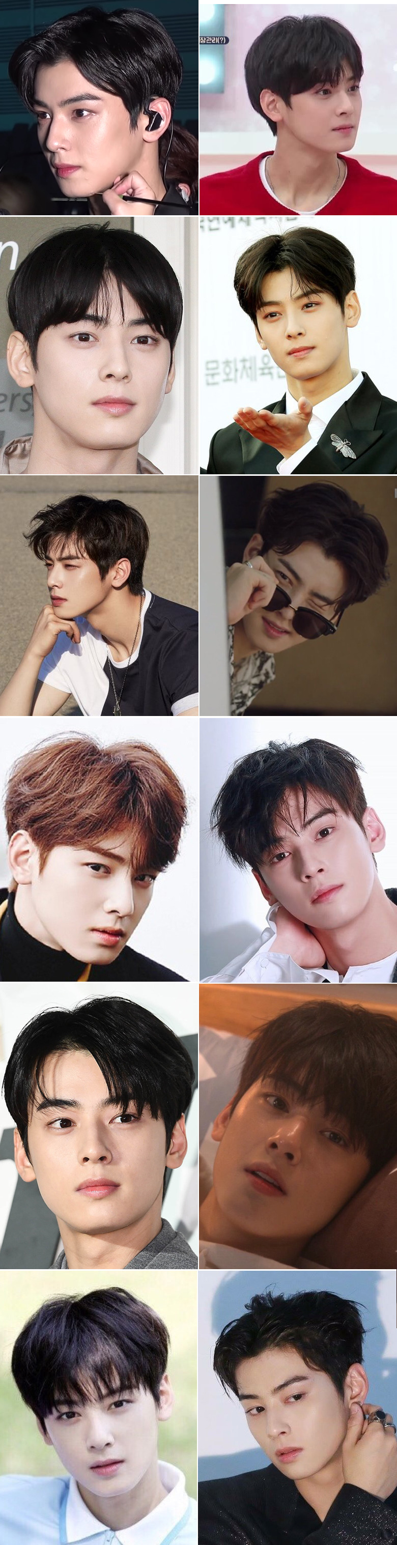 차은우로 보는 남자 헤어스타일.JPG | 인스티즈