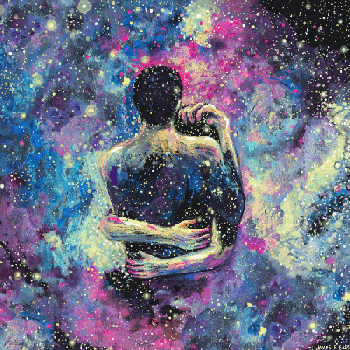 반고흐의 작품이 떠오르는 몽환적인 일러스트 | 인스티즈